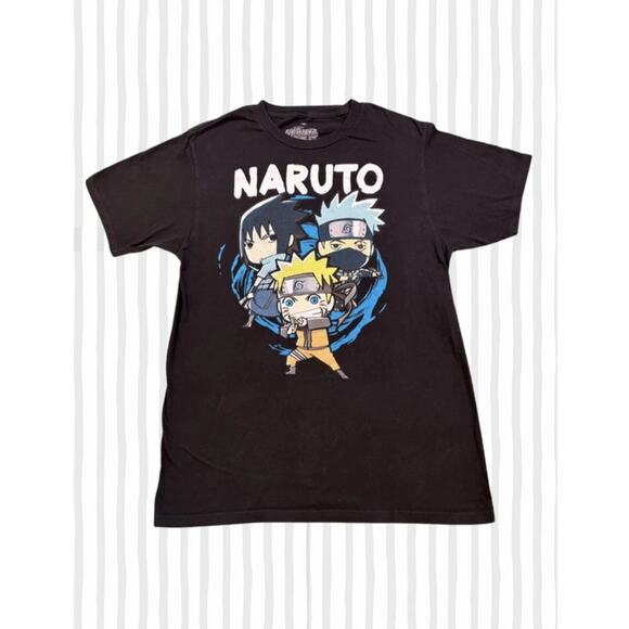 Naruto Shippuden Other - Naruto Shippuden Black Graphic T-Shirt Size US UK Medium